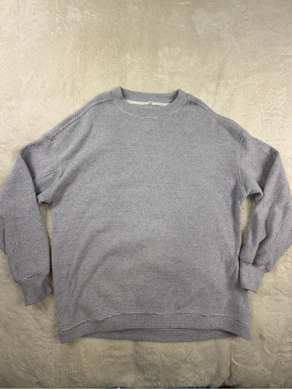 aerie Light Gray Women's Crewneck Sweater oversize xs